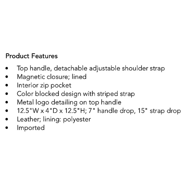 Tory Burch Duet Striped Hobo, Royal Navy, Cherry Apple, New Ivory - Picture 13 of 13